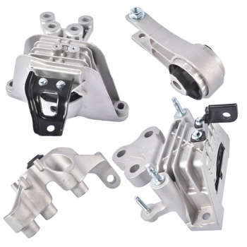 发动机支架 4Pcs Engine Mount & Auto Trans. Mount Set Replacement for Chrysler Pacifica Voyager 3.6L V6 2017-2021 68224744AC 68224742AA