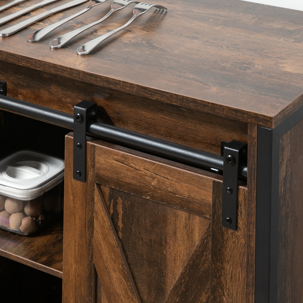 厨房侧板/储物柜/ 咖啡吧柜 /厨房橱柜/厨房隐藏式箱柜（周末不发货）（ Amazon Shipping）（WalMart禁售）-7