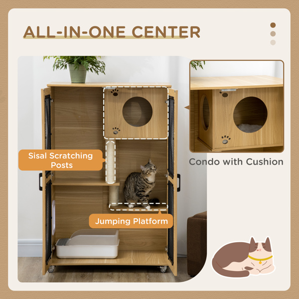 猫舍/木制猫屋（周末不发货）（ Amazon Shipping）（WalMart禁售）-4