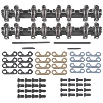 摇臂 Shaft Mount Style 1.5 Ratio Stainless Steel Roller Rocker Arms Fit for Chevy SBC 350