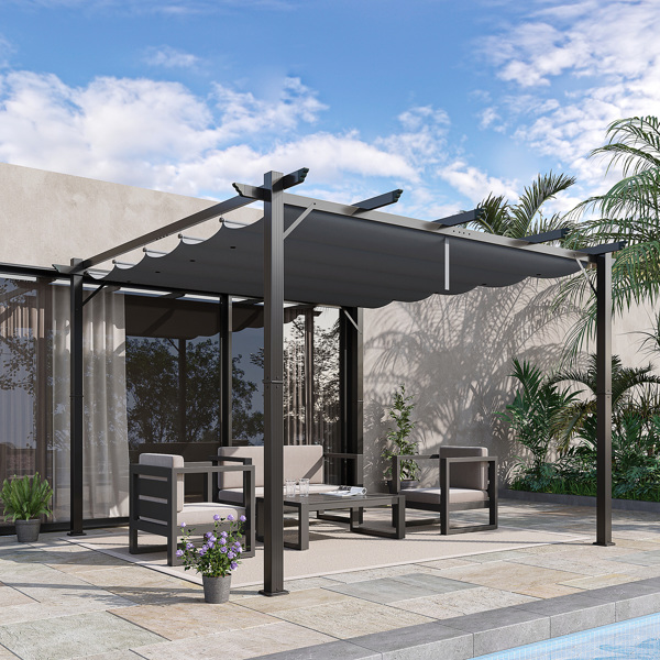 伸缩式遮阳棚 （周末不发货）（ Amazon Shipping）（WalMart禁售）-1