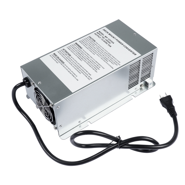 房车充电器 55 Amp 12V Deck RV Power Converter Charger for RV Trailer Camper WF-9855 WF-9855-MBA-3