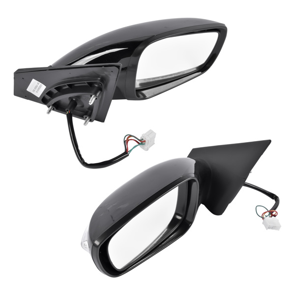 后视镜 2x Power Mirrors Manual Folding & Heated & Turn Signal Fit for Hyundai Sonata 2.0L 2.4L 2011-2014 876103Q110 876203Q110-2