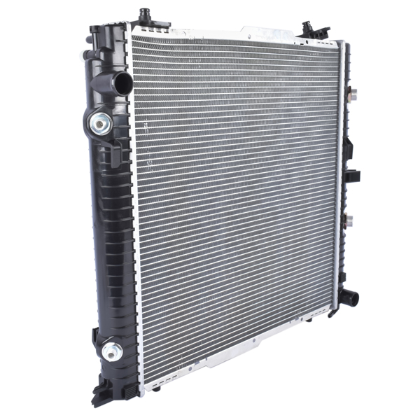 散热器 Aluminum Radiator w/ Transmission Oil Cooler Fit for Mercedes-Benz W463 G500 V8 5.0L 2002-2008 G550 2009-2012 G55 AMG 2003-2011 V8 5.5L A461500002 4635000100 4635000200-5