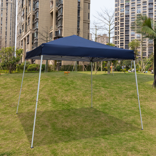 8*8ft 蓝色 斜角 无围布 折叠棚 牛津布 喷塑铁管 便携-29