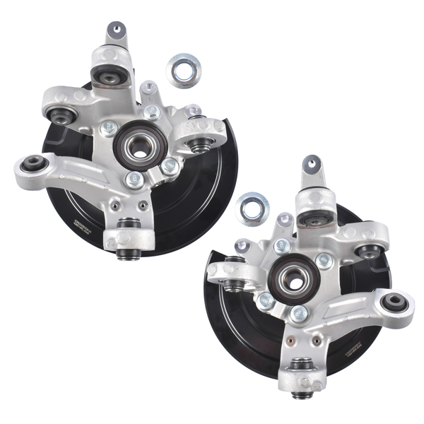 转向节总成 2PCS Steering Knuckle Wheel Bearing Hub Assembly Rear Left & Right Replacement for 2011-2019 Ford Explorer AWD 686-279 686-278-4