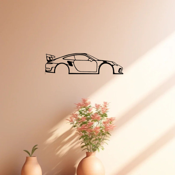 通过令人惊叹的1pc跑车金属墙艺术加速您房间的魅力-非常适合男孩和女孩房间，幼儿园（TikTok、temu下自提）-17