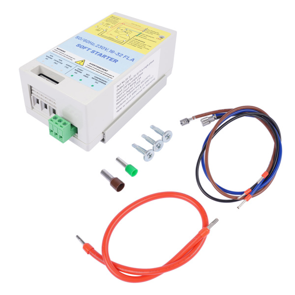 空调软启动模块 16-32A 230 Volts AC Soft Starter Motor Protection Replacement for Utility/Generator Power-8