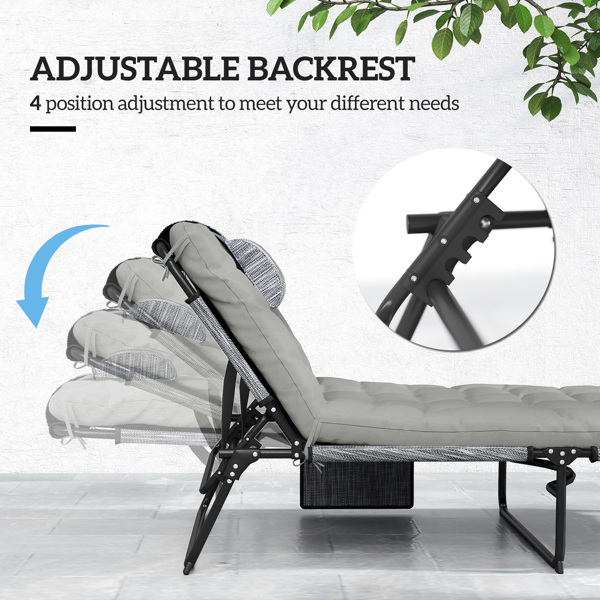 折叠式躺椅 /沙滩椅（周末不发货）（ Amazon Shipping）（WalMart禁售）-4