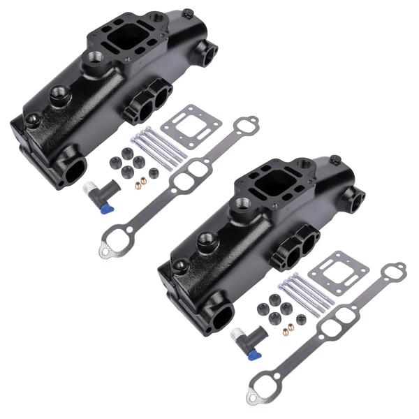 排气歧管 2Pcs Exhaust Manifold 860246Q11 Replacement for Mercruiser Marine MCM/MIE V8 5.0 305 5.7 350 1983-2002-5