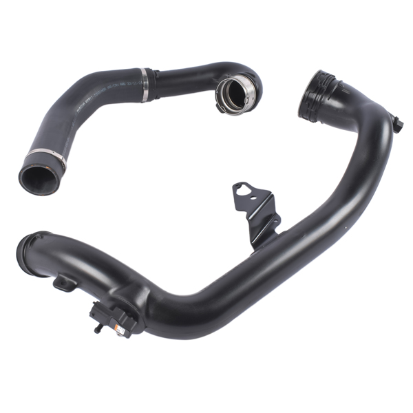 进气管 Intercooler Turbo Hose Fit for Buick Regal Base GS Premium Sport Touring 2014-2017 Chevy Malibu LT LTZ 2013-2015 2.0L L4 Black Plastic/Rubber Curved 23131218 GM23131218-7