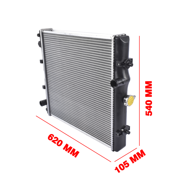 散热器 Radiator 3C081-17100 Replacement for Kubota M100 M110 M8540 M8560 M9540 M9960 M100XDTC M108SDSL SDSL2 M8540HDC M8540HD12 M9960HDC-3