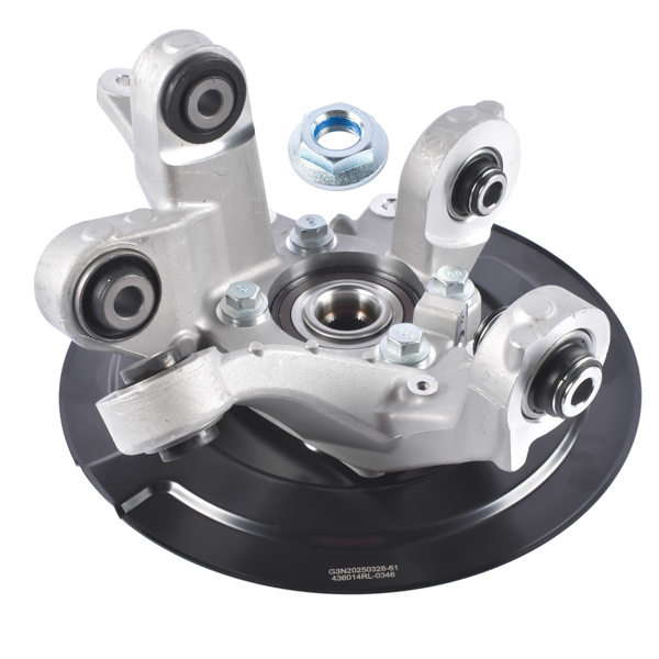 转向节总成 Rear Left Steering Knuckle & Wheel Bearing Hub Assembly Replacement for 2011-2019 Ford Explorer AWD 686-279-1