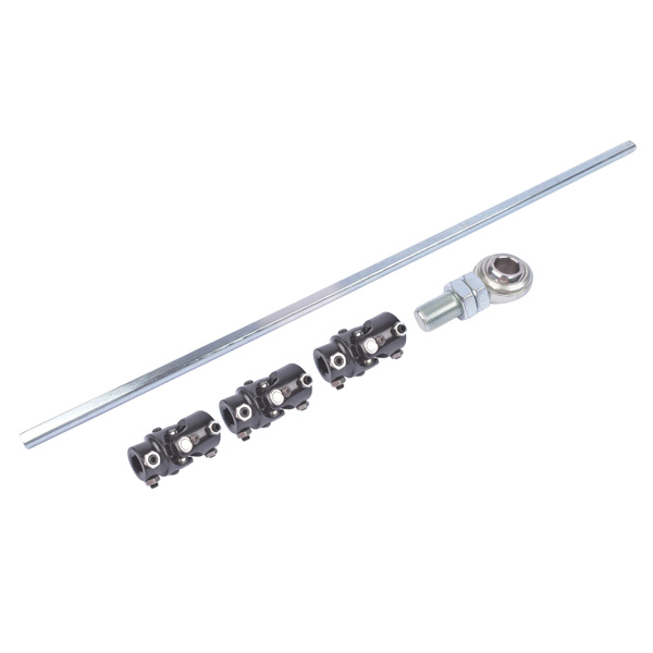 转向轴套件 36" Steering Shaft Kit + 3x 3/4DD Black U-Joints & Bearing Heim Joint Fit for GM Universal-6