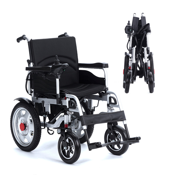 500瓦双电机电动轮椅折叠式助行电动轮椅-17