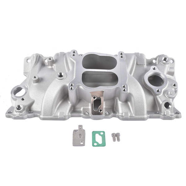 进气歧管 2104 Front Dual Plane Intake Manifold Fits for Small Block Chevy SBC 262-400 V8 1987-1995-1