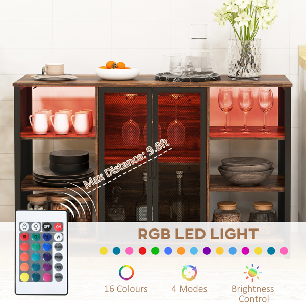 厨房侧板/储物柜/ 咖啡吧柜 /厨房橱柜/酒柜（周末不发货）（ Amazon Shipping）（WalMart禁售）-3