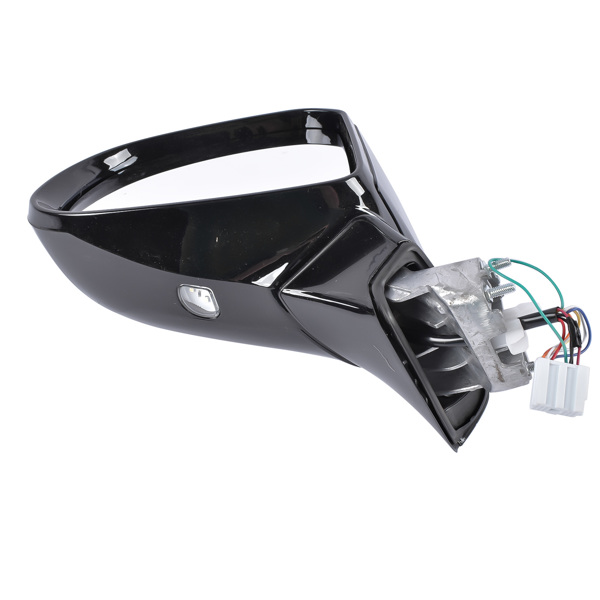 后视镜 Left Driver Side Mirror Fit for Hyundai Santa Fe 1.6L 2.5L L4 GAS 2021-2023 4-Door Manual Folding Heated No Memory Paintable With Puddle Light No Auto-Dimming Power Adjust 87610-S2410 HY1320331-4