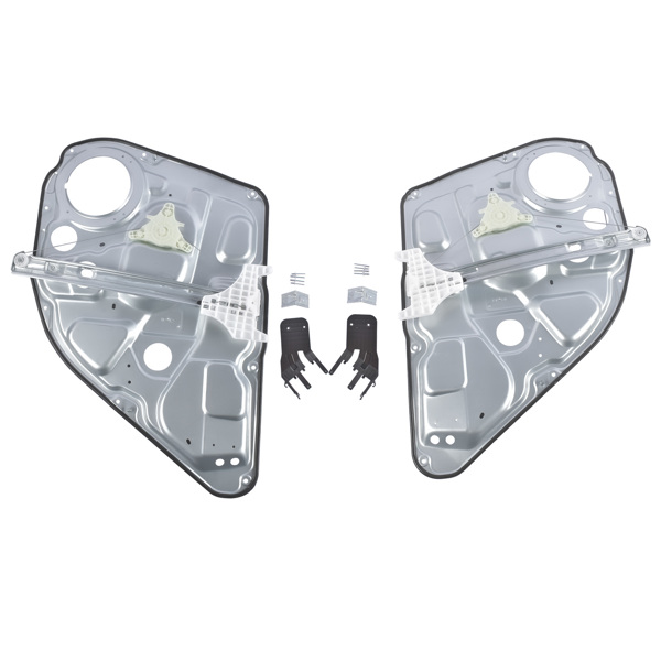 玻璃升降器 2Pcs Rear Power Window Regulators Left + Right Fit for Hyundai Genesis Sedan 2009-2014 834013M000 834023M000-5
