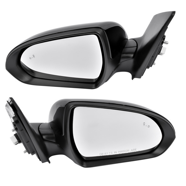 后视镜 Pair Power Mirrors Driver & Passenger Side with Blind Spot Heated Fits for Hyundai Elantra 2017-2020 87620F3020 87610F3020-1