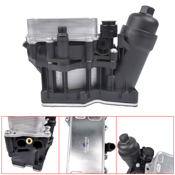 机油冷却器 Engine Oil Filter Housing & Cooler for BMW 328d 328d xDrive 535d xDrive 740Ld xDrive X3 X5 11428507697-12