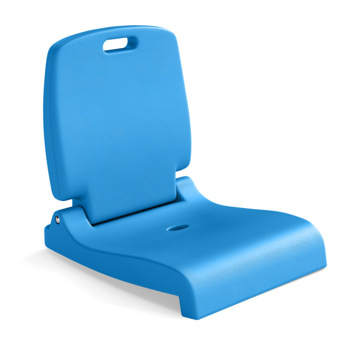 Outdoor swimming pool chairs with folding function-Blue
