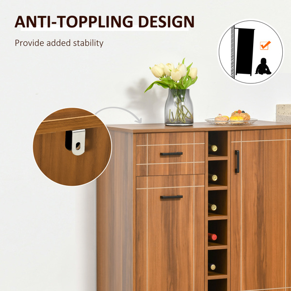 厨房侧板/储物柜/ 咖啡吧柜 /厨房橱柜/酒柜（周末不发货）（ Amazon Shipping）（WalMart禁售）-5