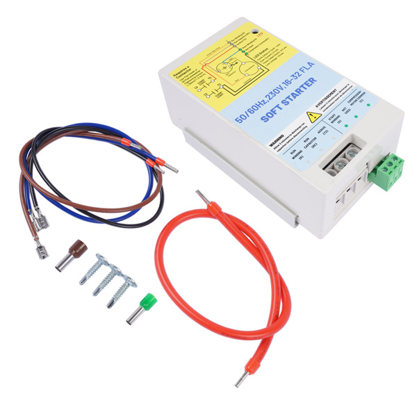 空调软启动模块 16-32A 230 Volts AC Soft Starter Motor Protection Replacement for Utility/Generator Power-4