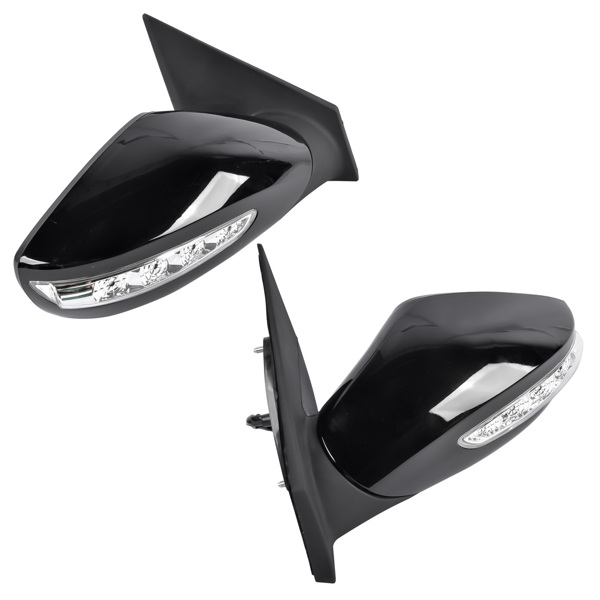 后视镜 2x Power Mirrors Manual Folding & Heated & Turn Signal Fit for Hyundai Sonata 2.0L 2.4L 2011-2014 876103Q110 876203Q110-6