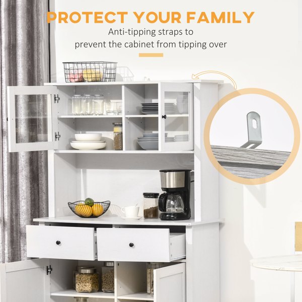 厨房侧板/储物柜/ 咖啡吧柜 /厨房橱柜/厨房隐藏式箱柜（周末不发货）（ Amazon Shipping）（WalMart禁售）-6