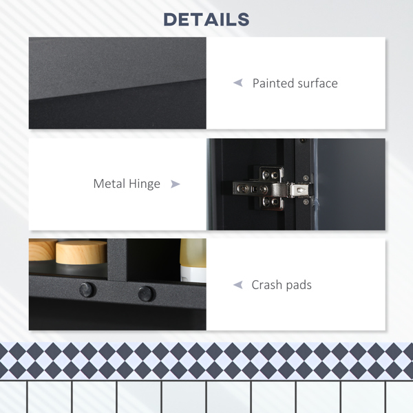 带镜子的浴室柜 （ Amazon Shipping）（WalMart禁售）（周末不发货）-5