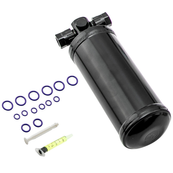 空调管件 134a A/C AC Air Conditioning Hose & Fittings & O-Ring Kit with Black Drier-7