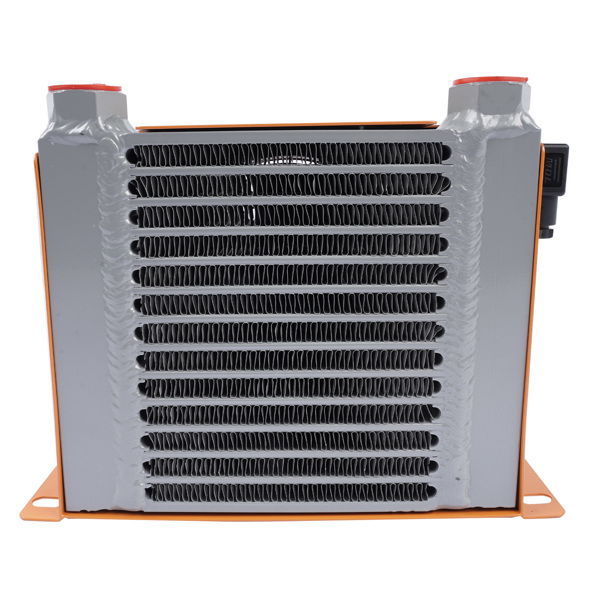 风冷式油冷却器 Brand New AW0607T Hydraulic Air Oil Cooler Air-Cooled Oil Radiator Heat Exchanger 48W 12V 20L/min 680Kcal/h AW0607T-CA AJ0607T-CA-8