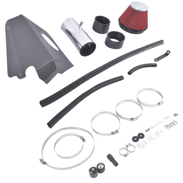 冷气进气套件 Air Intake System Fit for Nissan Maxima Sedan 3.5L V6 GAS 2009-2023 Aluminum Non-Woven Synthetic Polished Red Air Filter HPR9606-3