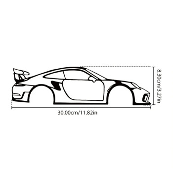 1pc Accelerate your room\\'s charm with a stunning 1pc Sport Car Metal Wall Art – Perfect for Boys & Girls Rooms, Kindergartens, Living Rooms, and Nurseries