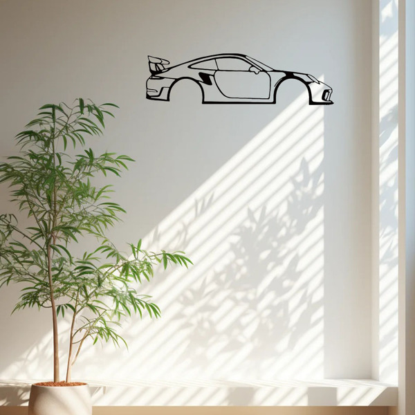 通过令人惊叹的1pc跑车金属墙艺术加速您房间的魅力-非常适合男孩和女孩房间，幼儿园（TikTok、temu下自提）-11