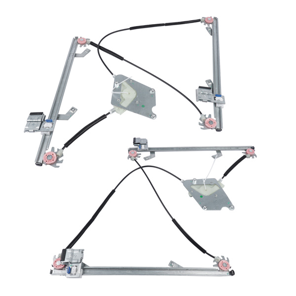 玻璃升降器 Front Left Driver + Right Passenger Side Window Regulators W/o Motor for Mercedes W463 G55 G63 AMG G550 2002-2017 4637201546 4637201346 4637201646 4637201446-6
