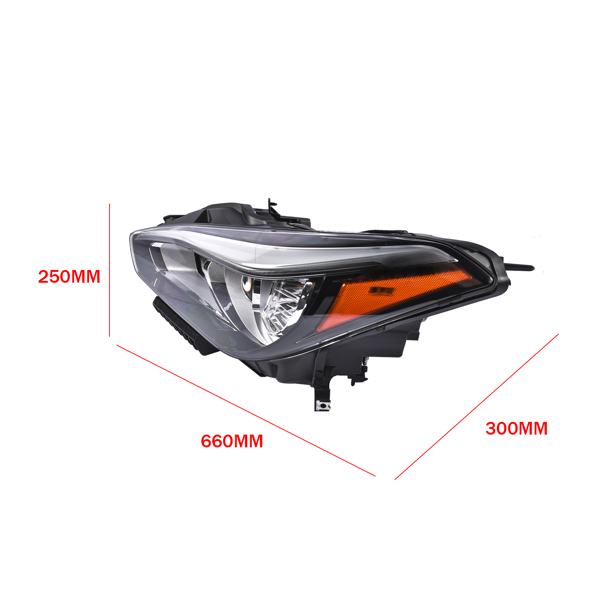 汽车大灯 Front Left Driver Side Non AFS LED Headlight Assembly Fits for INFINITI Q70 Q70L 3.7L V6 5.6L V8 2015-2019 26060-4AP0A-2