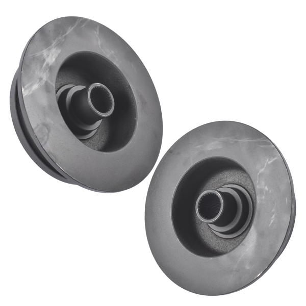 制动鼓 2Pcs Front Wheel Brake Hub Rotor Disc Replacement for John Deere Gator HPX 4x4 615E 815 620i 850D XUV AM142950 M159548 M164367 M156363-7