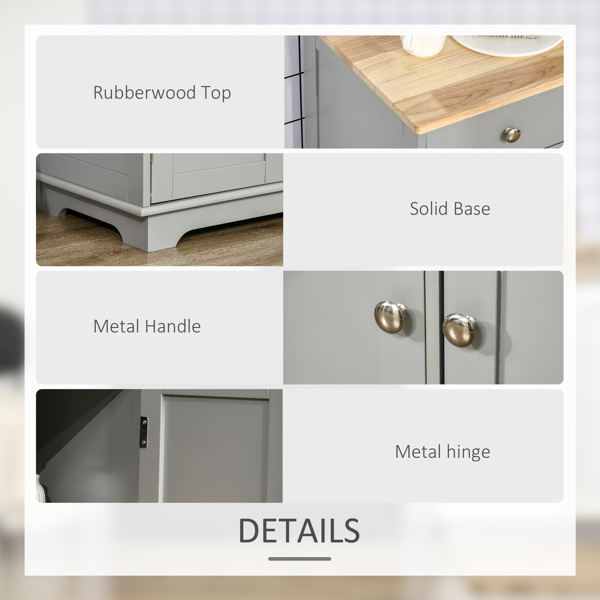 厨房侧板/储物柜/ 咖啡吧柜 /厨房橱柜/厨房隐藏式箱柜（周末不发货）（ Amazon Shipping）（WalMart禁售）-5