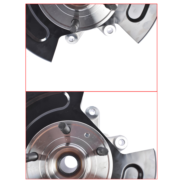 转向节总成 2PCS Steering Knuckle Wheel Bearing Hub Assembly Rear Left & Right Replacement for 2011-2019 Ford Explorer AWD 686-279 686-278-8