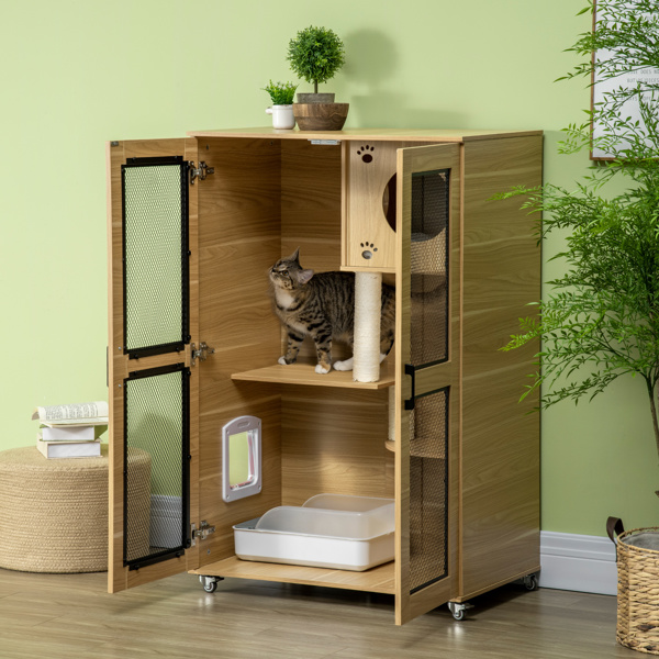 猫舍/木制猫屋（周末不发货）（ Amazon Shipping）（WalMart禁售）-1