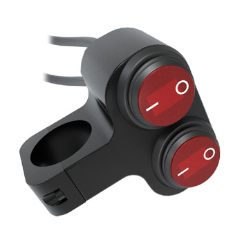 Waterproof Motorcycle ATV Handlebar Push Button Switch 12v