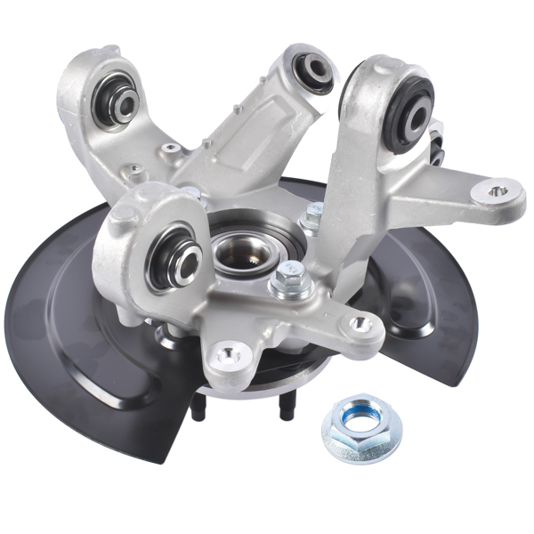 转向节总成 Rear Left Steering Knuckle & Wheel Bearing Hub Assembly Replacement for 2011-2019 Ford Explorer AWD 686-279-5