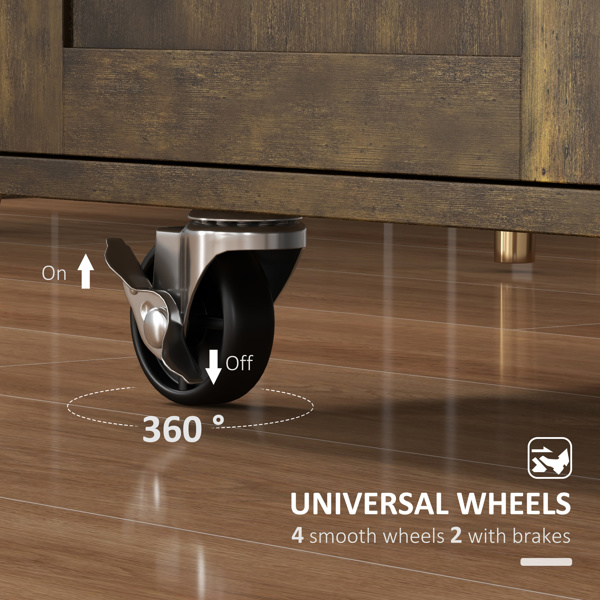 厨房侧板/储物柜/ 咖啡吧柜 /厨房橱柜/厨房隐藏式箱柜（周末不发货）（ Amazon Shipping）（WalMart禁售）-4