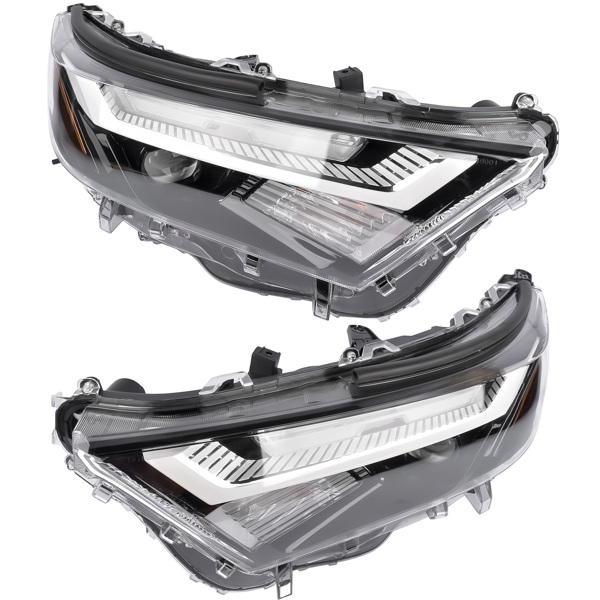 车灯 Pair Left+Right LED Headlight Lamp Assembly Replacement for Toyota RAV4 2.5L 2022 2023 2024 811500R350 811100R350-3