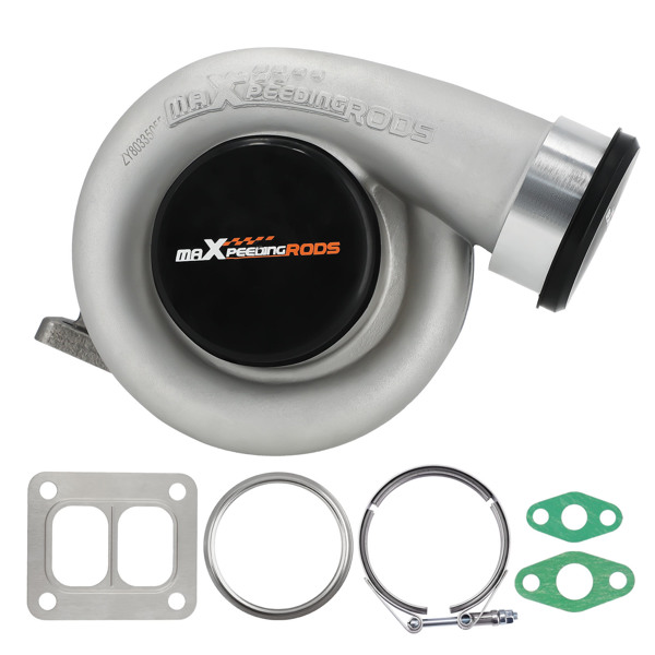 GT45 T4 V型环 1.05 A/R 88MM 巨型 600+HPS 增压升级 赛车涡轮增压器 适用于所有4.0L-6.0L发动机-2