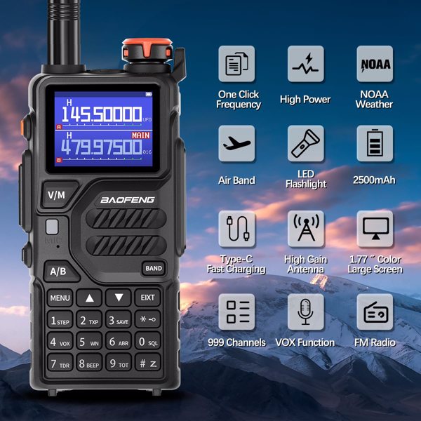 宝峰 baofeng K5plus 10w 双频对讲机 9个装-14