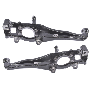 转向节 Front Left Right Side Steering Knuckles Fit for Nissan Frontier 2005-2019 Pathfinder 2005-2012 Xterra 2005-2012 All Engine Sport Utility Cast Iron Black 40015-EA000 698-267 40014-EA000 698-266