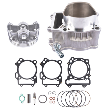 气缸套件 Cylinder Piston Gaskets Top End Rebuild Kit 11241-29F00 Replacement for Suzuki LTZ 400 03-14 11191-13E00 11241-29F00